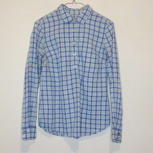 Vineyard Vines Plaid Linen Blend Collared Shirt 4
